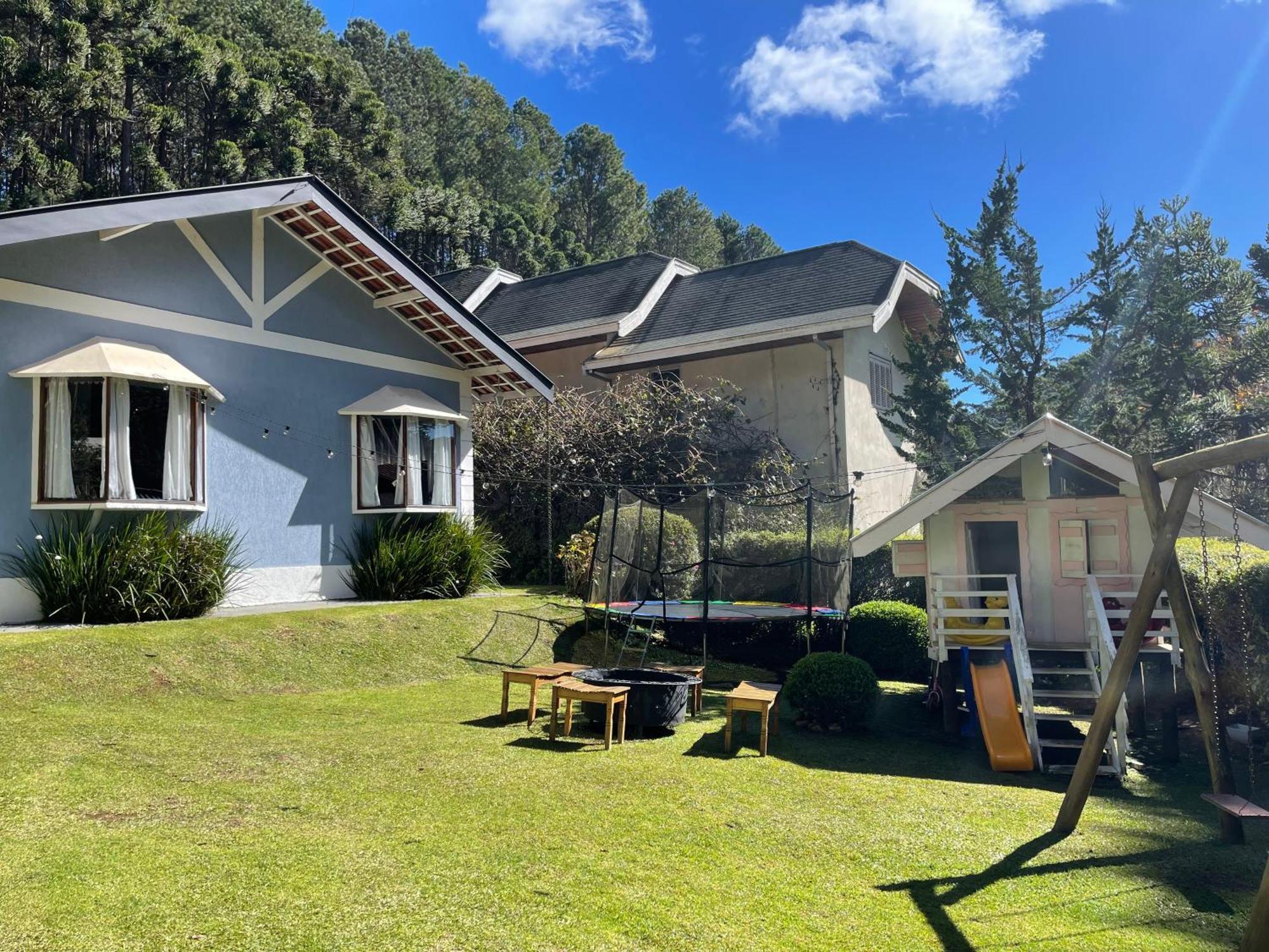 Casa Azul Campos Do Jordao Villa Bagian luar foto